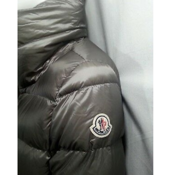 MONCLER Grey Women's Torcyn Nylon Down Puffer Coat - Picture 5 of 5